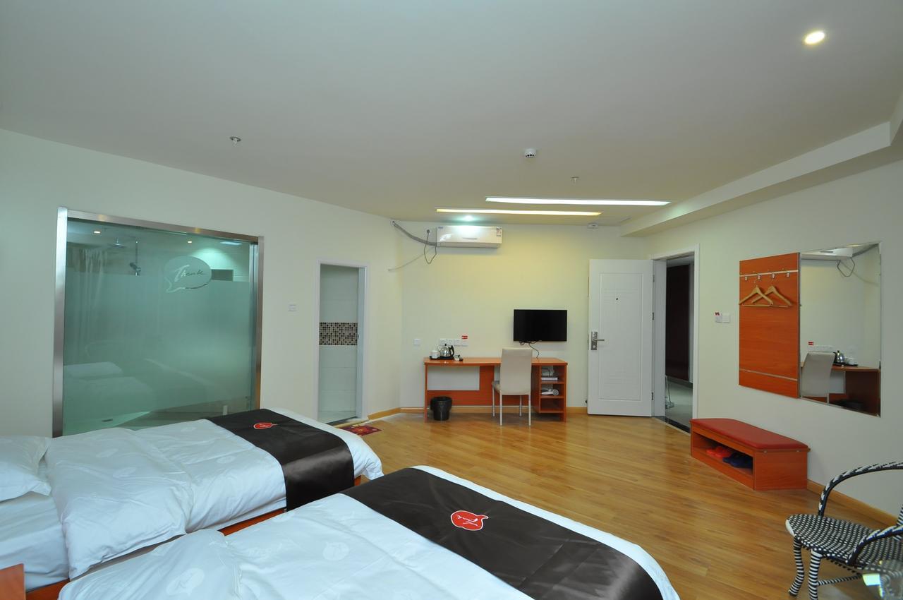 Thank Inn Chain Hotel West Eleven Road Mall Linyi  Exterior photo